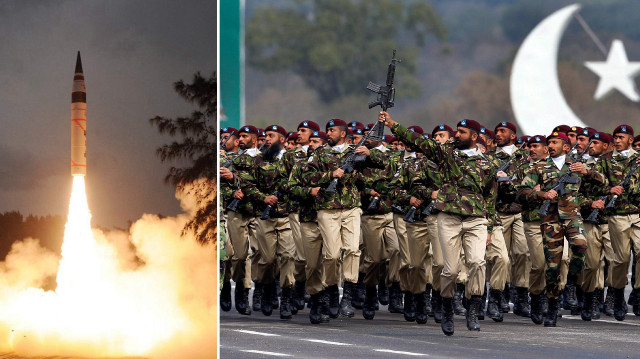 Pakistan ordusu Hindistan'a karşı hazır.