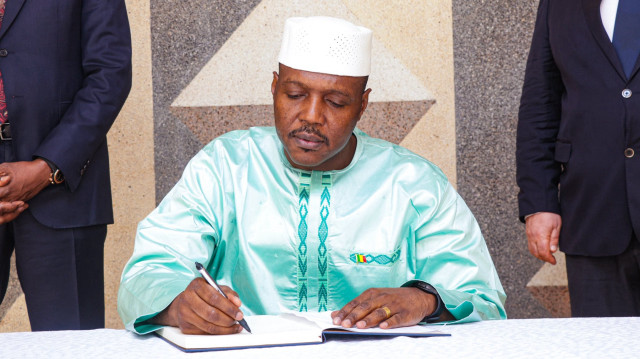 Le Premier Ministre malien, le Colonel Abdoulaye Maiga.