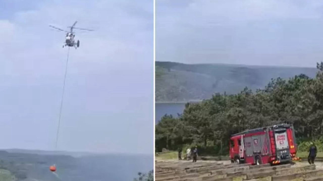 Sultangazi Kent Ormanı’nda yangın! Ekipler müdahale ediyor