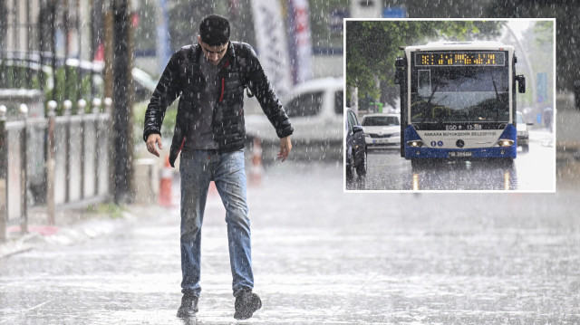 Meteorolojiden Ankara için sağanak yağış uyarısı yapıldı.