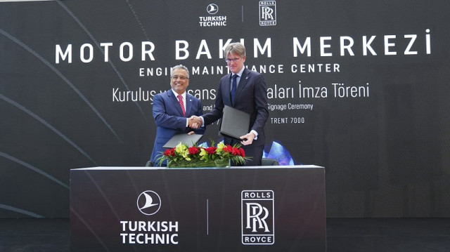 Turkish Technic, Rolls-Royce sign agreement to establish engine maintenance facility at Istanbul Airport | Turkey Economy