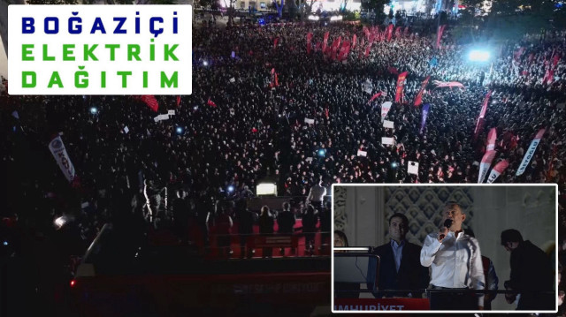 BEDAŞ, CHP lideri Özgür Özel'in konuşma yaptığı mitingde karartma yapıldığı iddialarını yalanladı.