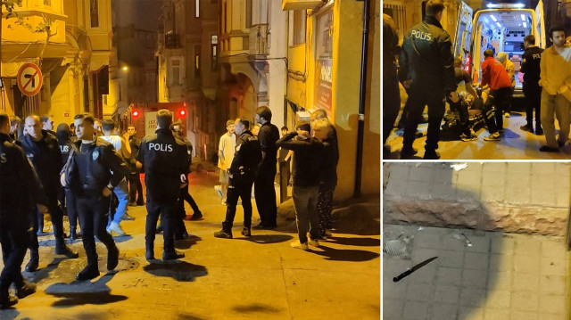 Gözaltına alınan kişi tedbir amaçlı ambulansla hastaneye kaldırılırken, olayla ilgili inceleme başlatıldı.