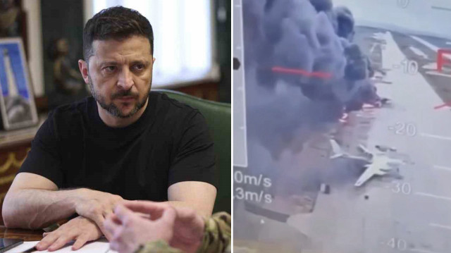Zelenski, dron sürüsüyle düzenledikleri saldırının bugüne kadarki en uzun menzilli saldırı olduğunu söyledi.