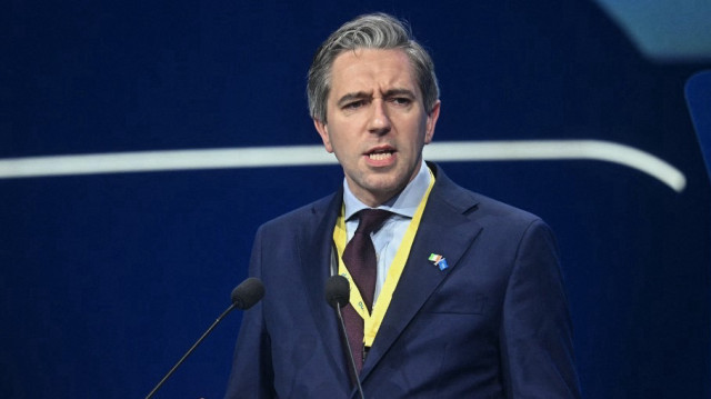 Le ministre irlandais des Affaires étrangères, Simon Harris