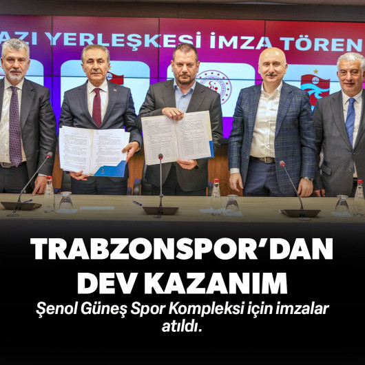 Trabzonspor'dan dev anlaşma: Protokol imzalandı