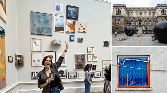 Telefonuyla çektiği fotoğrafı Royal Academy'de sergileyen Day, elde ettiği geliri Filistin'e gönderecek.