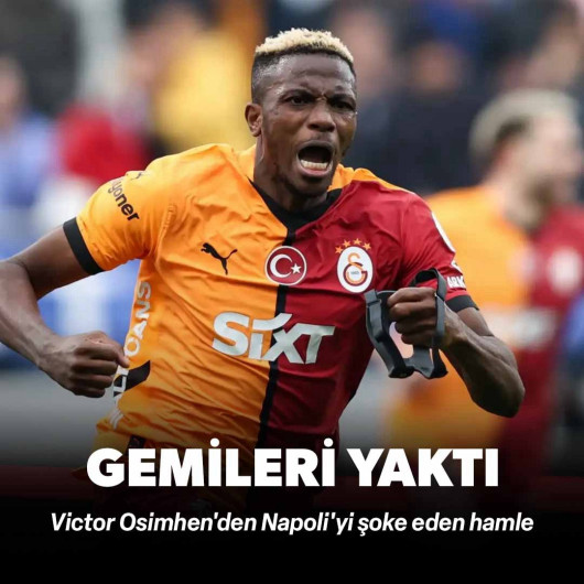 Osimhen Napoli'ye resti çekti