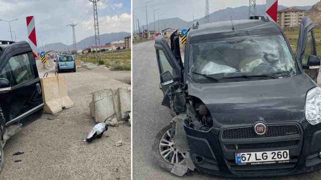 Doğubayazıt'ta trafik kazası 3 kişi hafif yaralandı