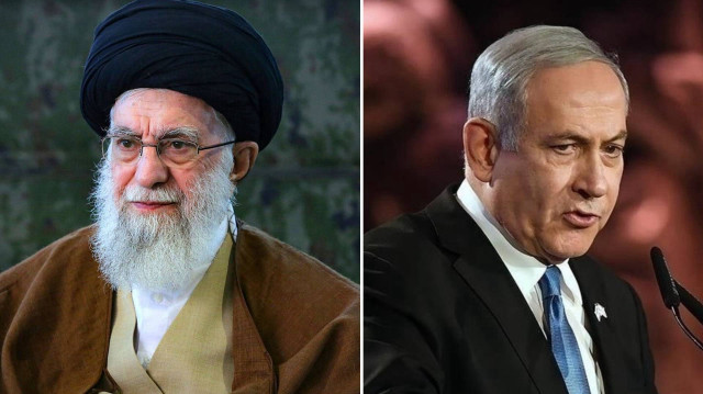 İran Dini Lideri Ayetullah Ali Hamaney ve Netanyahu