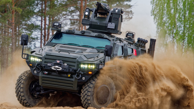 Le véhicule blindé léger NMS 4x4 de Nurol Makina.
