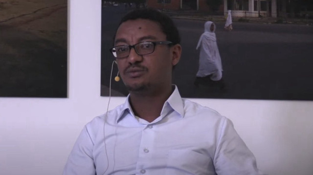 Le journaliste éthiopien Tesfalem Waldyes.