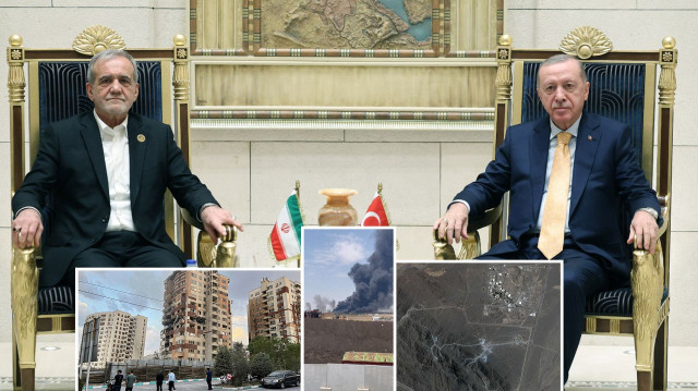 Erdoğan, Pezeşkiyan ile görüşmesinde Netanyahu’nun saldırılarla nükleer müzakere sürecini sabote etmeye teşebbüs ettiğini belirtti.