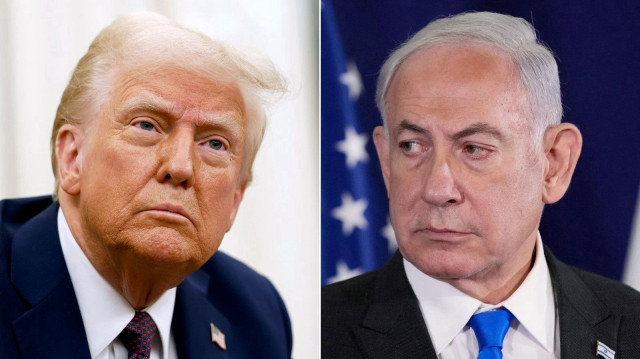 ABD Başkanı Donald Trump, İsrail Başbakanı Netanyahu.