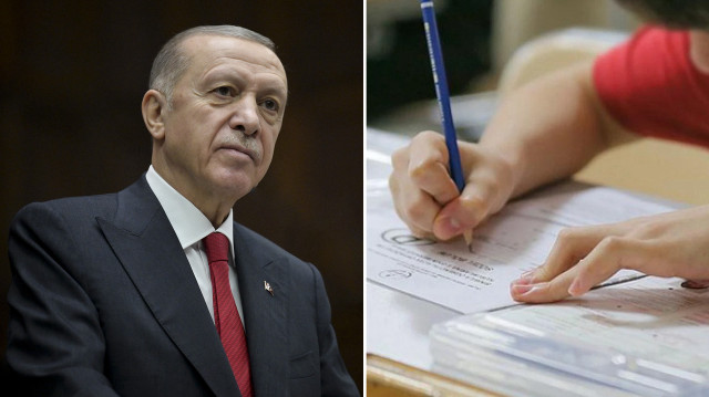 Erdoğan, LGS'nin öğrencile ve aileleri için hayırlara vesile olmasını diledi.