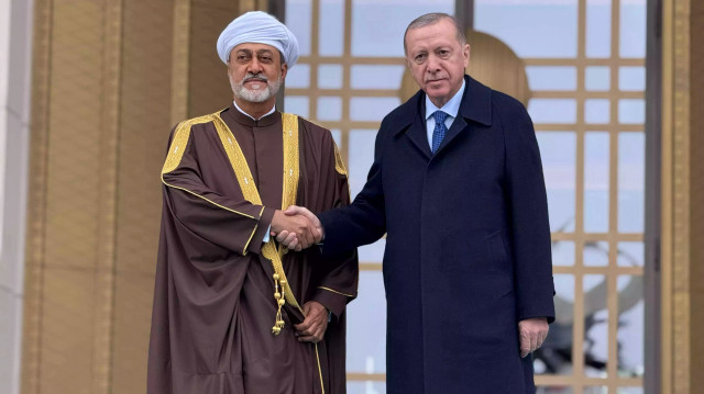 Cumhurbaşkanı Recep Tayyip Erdoğan- Umman Sultanı Heysem bin Tarık bin Teymur El Said