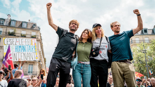 Retour en France des activistes et humanitaires de la Flottille de la Liberté, accueilli le 14 juillet 2025.