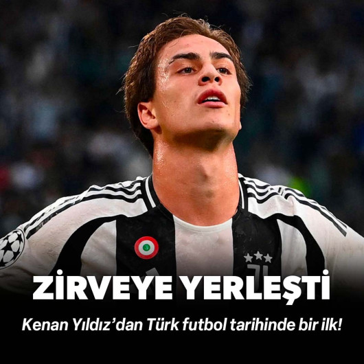 Kenan Yıldız zirveye yerleşti: Türk futbol tarihinde bir ilk!
