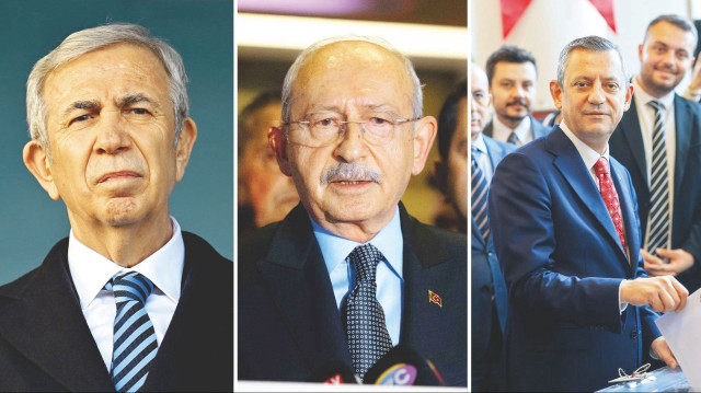 Mansur Yavaş, Kemal Kılıçdaroğlu, Özgür Özel.