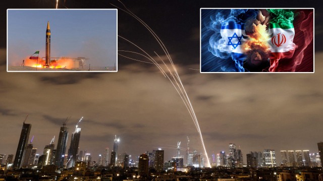 İran Tel Aviv'i vuruyor.