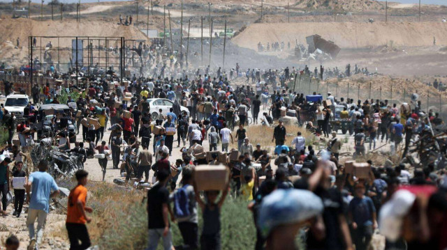 استشهاد 45 فلسطينيا في مجزرة إسرائيلية بحق طالبي المساعدات بغزة