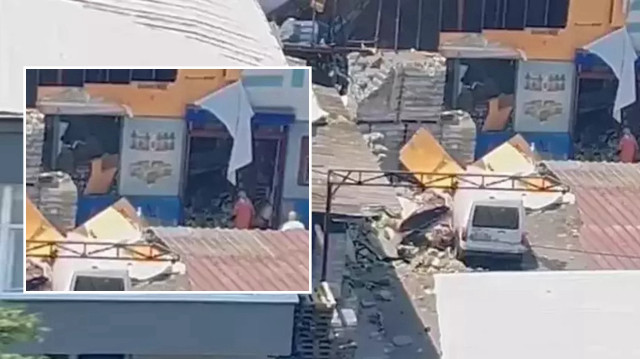 Güngören'de bir iş yerinin buhar kazanı patladı.