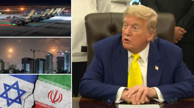 Trump, Orta Doğu'ya müdahil olmak istemediğini söyledi.