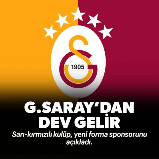 Galatasaray yeni forma sponsorunu açıkladı: Dev gelir