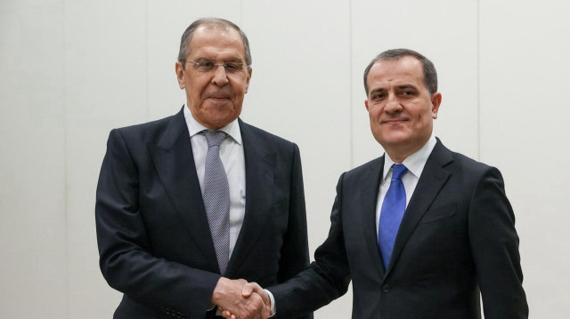 Глава МИД РФ Сергей Лавров и министр иностранных дел Азербайджана Джейхун Байрамов | Фото: МИД России