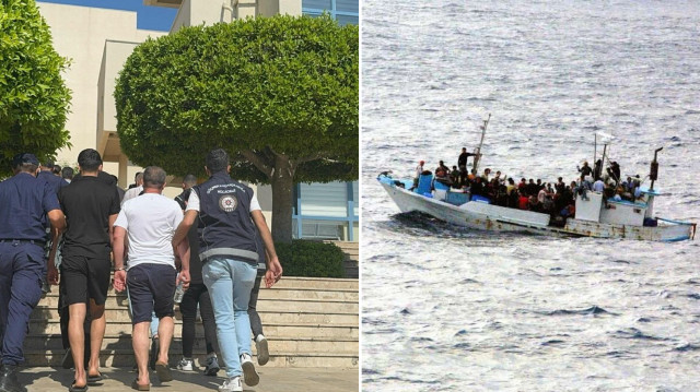 67 düzensiz göçmen yakalanarak Sahil Güvenlik Komutanlığına teslim edildi.