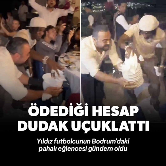 Yıldız futbolcunun Bodrum'da ödediği hesap dudak uçuklattı