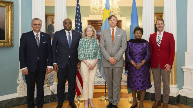 Signature d'un accord préliminaire de paix entre Kinshasa et Kigali, lors de pourparlers qui se sont tenus cette semaine à Washington, sous la médiation américaine et l'observation de l'État du Qatar, le 18 juin 2025.