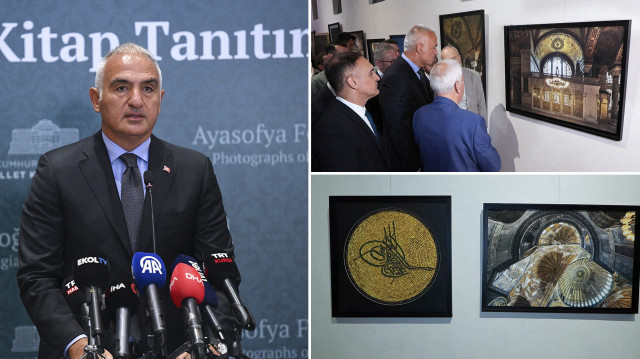 Bakan Ersoy, 'Ayasofya Fotoğrafları' kitabının bin 500 yıldır ayakta duran bir tarih, kültür ve sanat varlığını sanatçı gözünden kayıt altına aldığını söyledi.