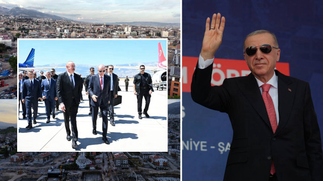 Cumhurbaşkanı Recep Tayyip Erdoğan ve Azerbaycan Cumhurbaşkanı İlham Aliyev, törende açıklamalarda bulundu.