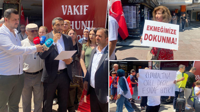 İzmir'in tarihi çarşısı Kemeraltı'ndaki Salepçioğlu İşhanı'nın otele dönüştürülmesine karşı çıkan esnaflar, kültürel miras ve geçim kaynaklarını korumak için ihalenin iptalini ve binanın yerli kooperatife devrini talep ediyor.