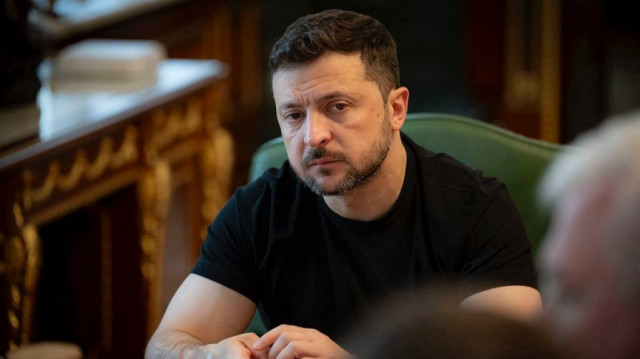 Ukraine's president Volodymyr Zelenskyy