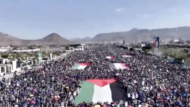 الآلاف يتظاهرون في المغرب واليمن دعما لغزة وإيران