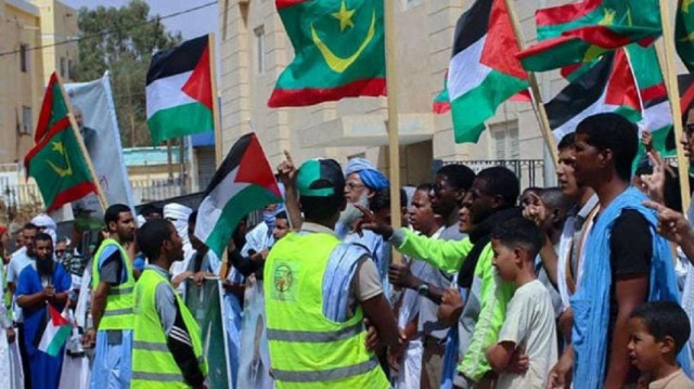مئات الموريتانيين ينددون بالعدوان الإسرائيلي على إيران وغزة