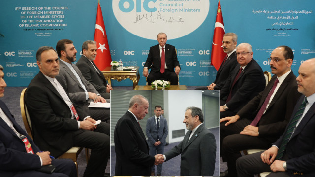 İran Dışişleri Bakanı Abbas Arakçi ve heyeti Cumhurbaşkanı Erdoğan ile görüştü.