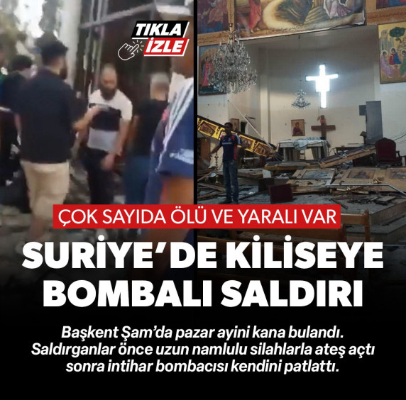 Önce uzun namlulu silahla ateş açtılar