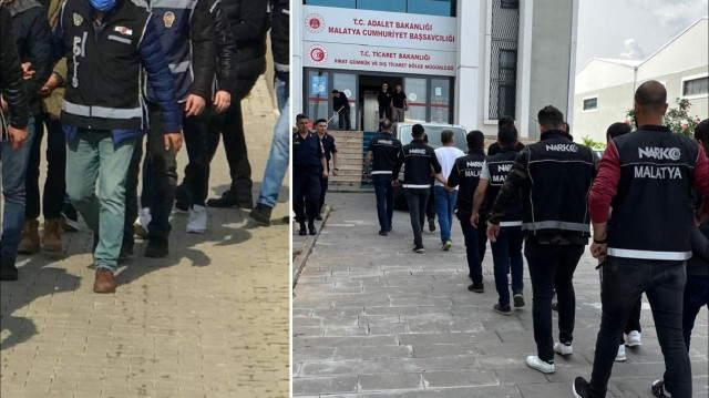 Malatya'da 'torbacı' operasyonu: 14 tutuklama