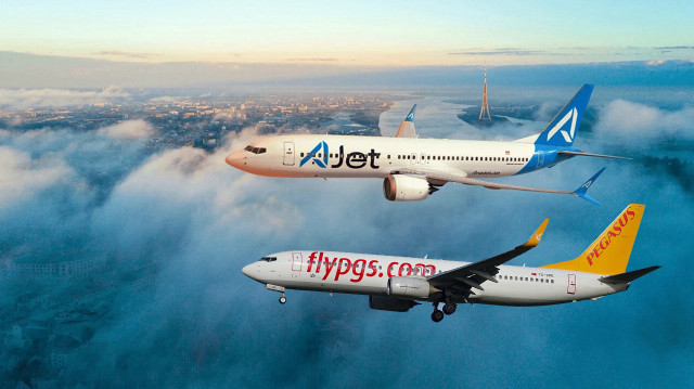 AJet ve Pegasus, İran'ın saldırıları nedeniyle bazı seferlerde iptale gitti.