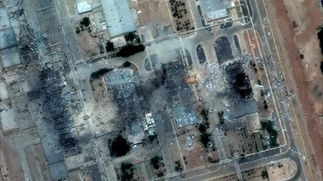 Cette photo satellite fournie par Maxar Technologies et prise le 22 juin 2025 montre les dégâts causés par les frappes américaines sur l'installation d'enrichissement nucléaire d'Ispahan, dans le centre de l'Iran.