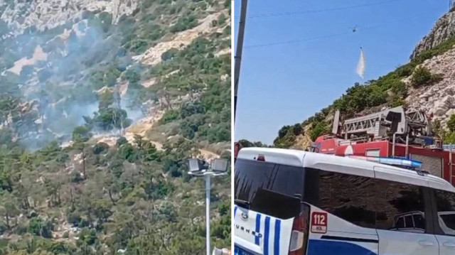Antalya'da ormanlık alanda yangın