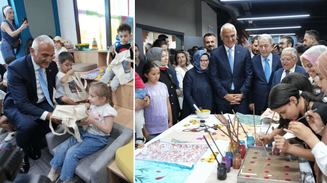 Kültür ve Turizm Bakanı Mehmet Nuri Ersoy, Kayseri'de Halk Kütüphanesinin açılışını gerçekleştirdi.