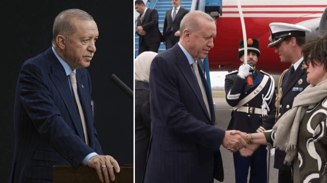 Cumhurbaşkanı Erdoğan, NATO zirvesi için Hollanda'ya geldi.