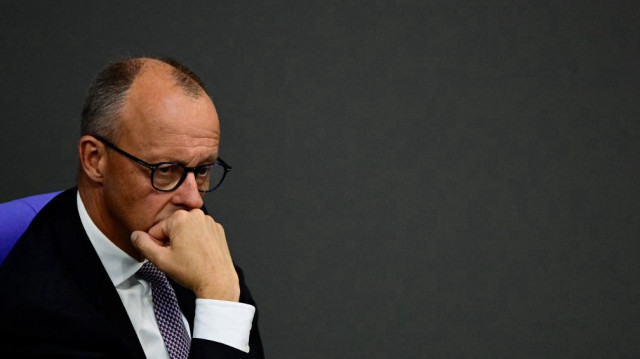 Le chancelier allemand Friedrich Merz assiste à une session au Bundestag (chambre basse du parlement) le 24 juin 2025 à Berlin, avant les prochains sommets de l'OTAN et de l'UE.