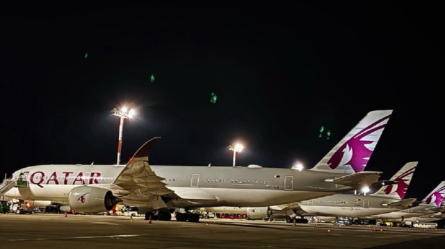 طائرات تهبط بمطار إسطنبول بعد إغلاق المجال الجوي القطري
