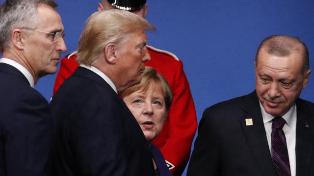 Le président turc Recep Tayyip Erdogan a rencontré mardi à La Haye, aux Pays-Bas, son homologue américain Donald Trump.