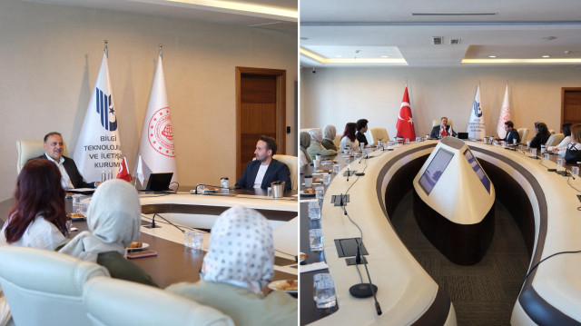 BTK Başkanı Dr. Ömer Fatih Sayan, siber zorbalık alanında politika çalışması gerçekleştiren gençlerle bir araya geldi.